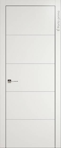 Межкомнатная дверь Tivoli Д-3, цвет - Бежевая эмаль (RAL 9010), Без стекла (ДГ)