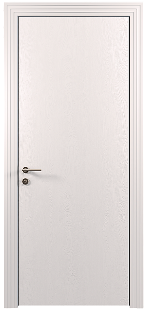 Межкомнатная дверь Tivoli А-1, цвет - Белая эмаль по шпону (RAL 9003), Без стекла (ДГ)