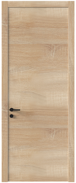 Межкомнатная дверь Tivoli Б-2, Без стекла (ДГ), цвет - Дуб сонома светлый