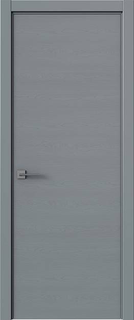 Межкомнатная дверь Tivoli А-2, цвет - Серебристо-серая эмаль по шпону (RAL 7045), Без стекла (ДГ)