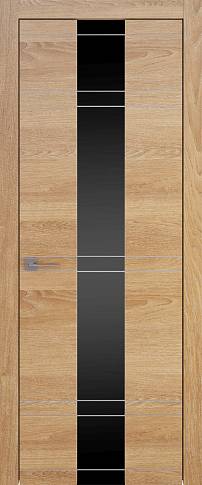 Дверь Tivoli Ж-4 Дуб капучино со стеклом