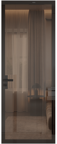 Дверь Tivoli А-3 Жемчужная эмаль (RAL 1013) со стеклом