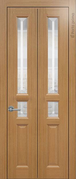Межкомнатная дверь Porta Classic Imperia-R, цвет - Миланский орех, Со стеклом (ДО)