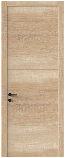 Межкомнатная дверь Tivoli В-2, Без стекла (ДГ), цвет - Дуб сонома светлый