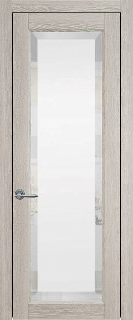 Межкомнатная дверь Domenica, цвет - Серый дуб, Со стеклом (ДО)