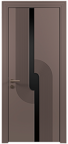 Дверь Cascato Moderno Теплый Серый эмаль (RAL 040-60-05) без стекла