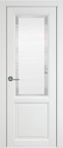 Дверь Dinastia Porta Classic Белая эмаль (RAL 9003) со стеклом