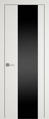 Дверь Tivoli Е-1 Бежевая эмаль (RAL 9010) со стеклом