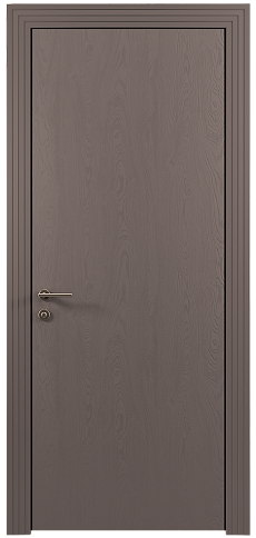 Дверь Tivoli А-4 Теплый Серый эмаль по шпону (RAL 040-60-05) без стекла