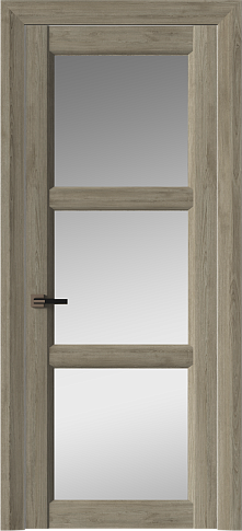 Дверь Milano Neo Classic Decoro Масло Halva со стеклом