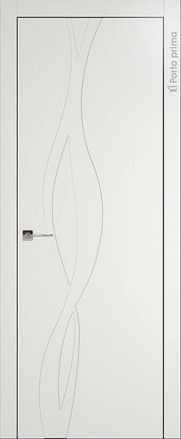 Межкомнатная дверь Tivoli Г-5, цвет - Бежевая эмаль (RAL 9010), Без стекла (ДГ)