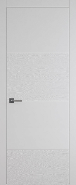 Межкомнатная дверь Tivoli Г-2, цвет - Серая эмаль-эмаль по шпону (RAL 7047), Без стекла (ДГ)