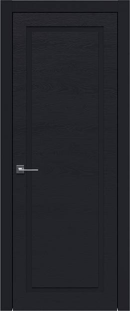 Межкомнатная дверь Tivoli Д-5, цвет - Черная эмаль по шпону (RAL 9004), Без стекла (ДГ)