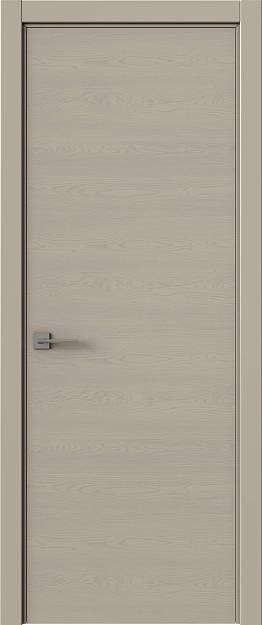 Межкомнатная дверь Tivoli А-2, цвет - Серо-оливковая эмаль по шпону (RAL 7032), Без стекла (ДГ)