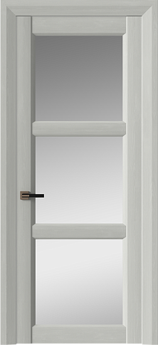 Дверь Milano Neo Classic Decoro Пепельный ST со стеклом