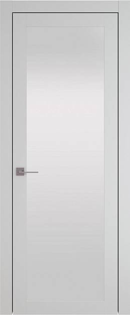 Межкомнатная дверь Tivoli З-3, цвет - Лайт-грей ST, Со стеклом (ДО)