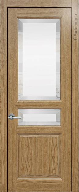 Межкомнатная дверь Imperia-R, цвет - Дуб карамель, Со стеклом (ДО)
