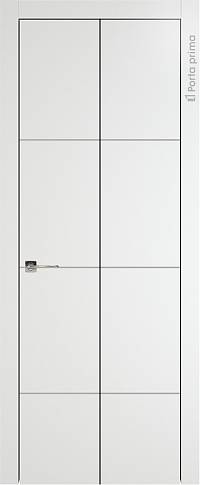 Дверь Tivoli Г-2 Книжка Белая эмаль (RAL 9003) без стекла