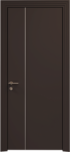 Дверь Tivoli В-1 Чёрный Базальт эмаль (RAL 040-30-05) без стекла