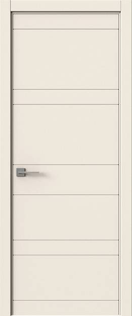 Межкомнатная дверь Tivoli Е-2, цвет - Бежевая эмаль (RAL 9010), Без стекла (ДГ)