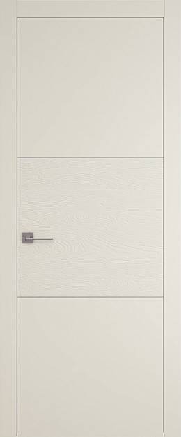 Межкомнатная дверь Tivoli В-2, цвет - Жемчужная эмаль-эмаль по шпону (RAL 1013), Без стекла (ДГ)