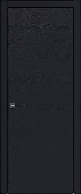 Межкомнатная дверь Tivoli А-5, цвет - Черная эмаль по шпону (RAL 9004), Без стекла (ДГ)
