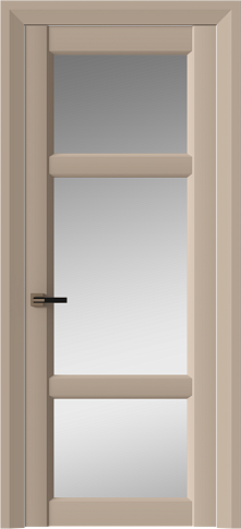 Дверь Siena Neo Classic Decoro Серый цемент эмаль (RAL 060-70-10) со стеклом