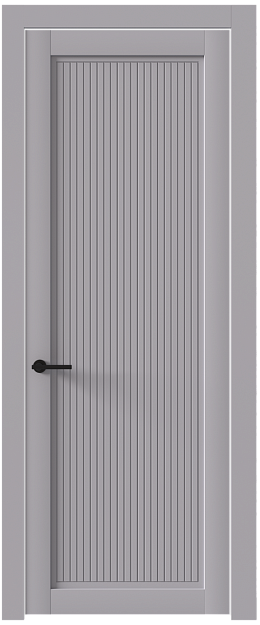 Межкомнатная дверь Tivoli З-2, Без стекла (ДГ), цвет - Серый Флокс эмаль (RAL 358-71-02)