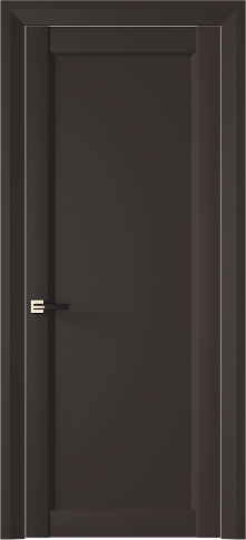 Дверь Domenica Neo Classic Decoro Чёрный Базальт эмаль (RAL 040-30-05) без стекла
