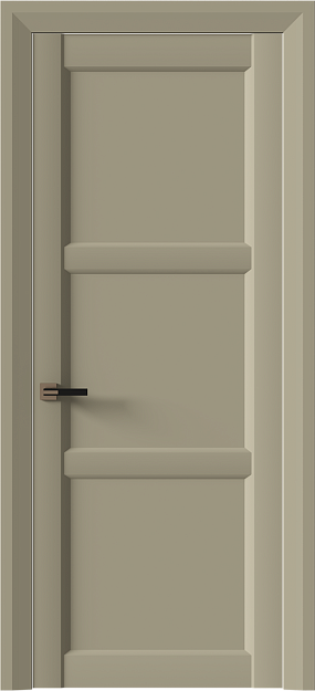 Межкомнатная дверь Milano Neo Classic Decoro, цвет - Серое Льняное волокно эмаль (RAL 075-70-10), Без стекла (ДГ)