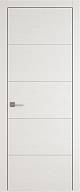 Дверь Tivoli Д-2 Бежевая эмаль по шпону (RAL 9010) без стекла