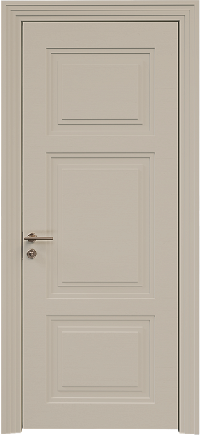Межкомнатная дверь Siena Neo Classic Scalino, цвет - Жемчужная эмаль по шпону (RAL 1013), Без стекла (ДГ)