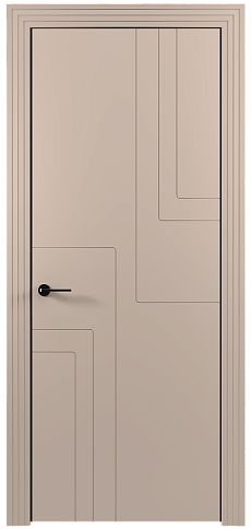 Дверь Futuro Moderno Грязный Белый эмаль (RAL 070-90-05) без стекла