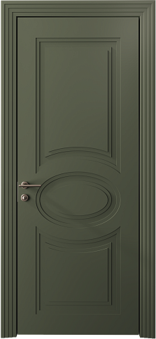Дверь Florencia Neo Classic Scalino Серый Мох эмаль (RAL 7003) без стекла