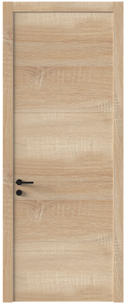 Межкомнатная дверь Tivoli Г-2, Без стекла (ДГ), цвет - Дуб сонома светлый