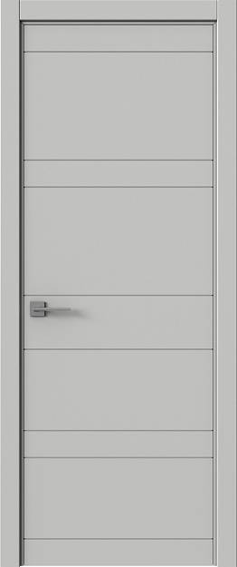Межкомнатная дверь Tivoli Е-2, цвет - Серая эмаль (RAL 7047), Без стекла (ДГ)