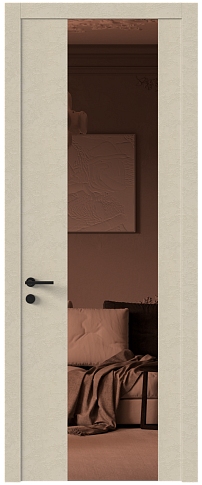 Дверь Tivoli Е-1 Версилк крем со стеклом