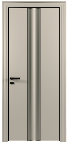Дверь Pilastro Moderno Жемчужная эмаль (RAL 1013) без стекла