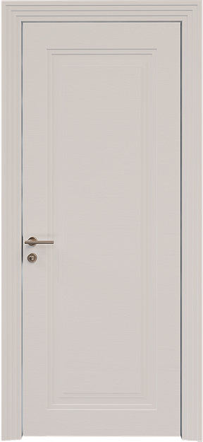 Межкомнатная дверь Domenica Neo Classic Scalino, цвет - Белая эмаль по шпону (RAL 9003), Без стекла (ДГ)