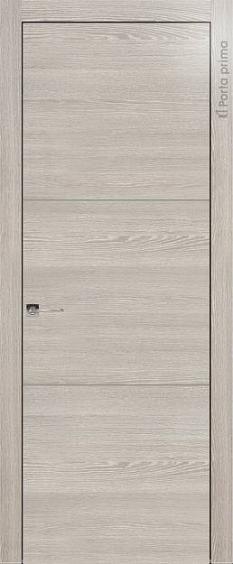 Межкомнатная дверь Tivoli В-2, цвет - Серый дуб, Без стекла (ДГ)