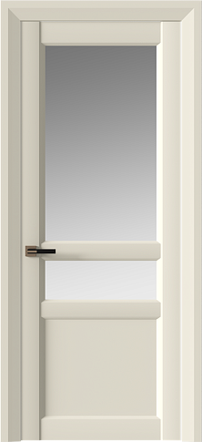 Дверь Imperia-R Neo Classic Decoro Бежевая эмаль (RAL 9010) со стеклом