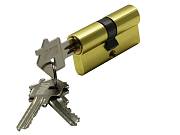 Ключевой цилиндр (ключ-ключ) C-3-60 B, золото матовое