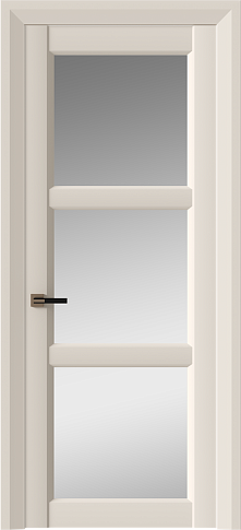 Дверь Milano Neo Classic Decoro Грязный Белый эмаль (RAL 070-90-05) со стеклом