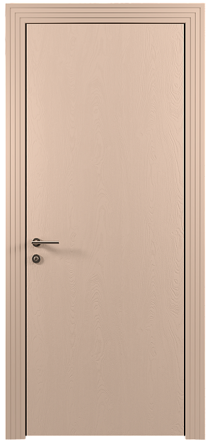 Межкомнатная дверь Tivoli А-1, цвет - Серый цемент эмаль по шпону (RAL 060-70-10), Без стекла (ДГ)