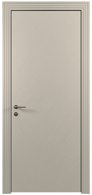 Межкомнатная дверь Tivoli К-1, цвет - Жемчужная эмаль по шпону (RAL 1013), Без стекла (ДГ)
