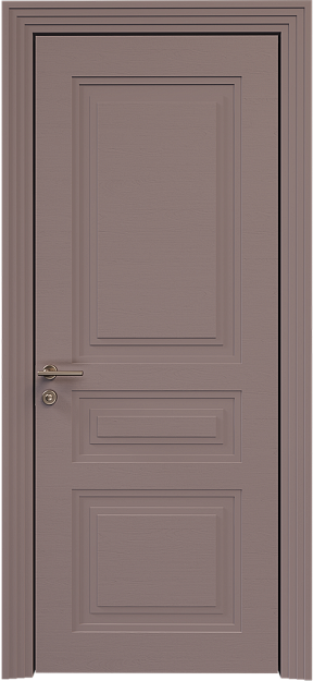 Межкомнатная дверь Imperia-R Neo Classic Scalino, цвет - Серо-Розовый мордовник эмаль по шпону (RAL 020-60-05), Без стекла (ДГ)