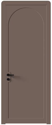 Дверь Luna Moderno Коричневый Тик эмаль (RAL 050-50-10) без стекла