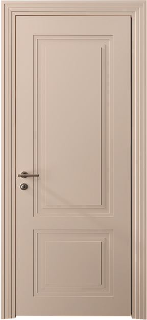 Межкомнатная дверь Dinastia Neo Classic Scalino, цвет - Серый цемент эмаль (RAL 060-70-10), Без стекла (ДГ)