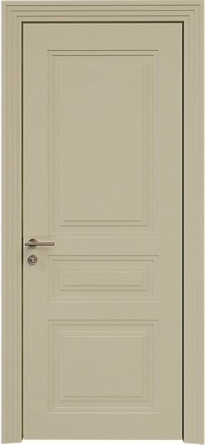 Межкомнатная дверь Imperia-R Neo Classic Scalino, цвет - Серо-оливковая эмаль по шпону (RAL 7032), Без стекла (ДГ)