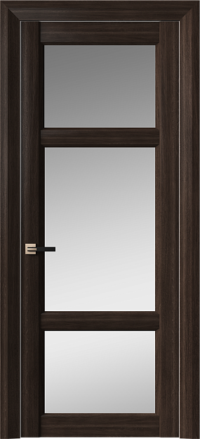 Межкомнатная дверь Siena Neo Classic Decoro, цвет - Венге Нуар, Со стеклом (ДО)